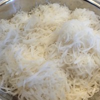 香煎萝卜糕的做法图解3