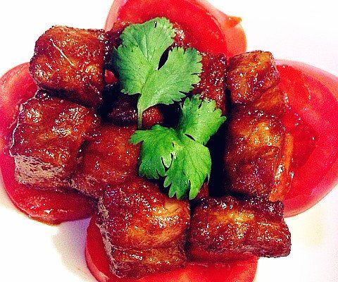 西红柿烧红烧肉