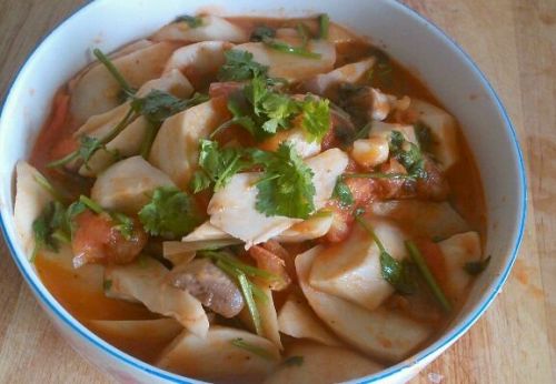 下饭菜茄汁杏鲍菇加肉版