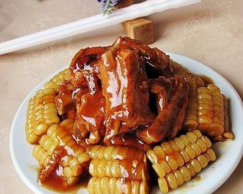 甜辣玉米排骨