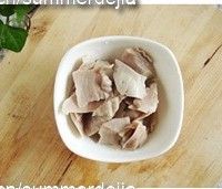 白菜木耳炒肚片