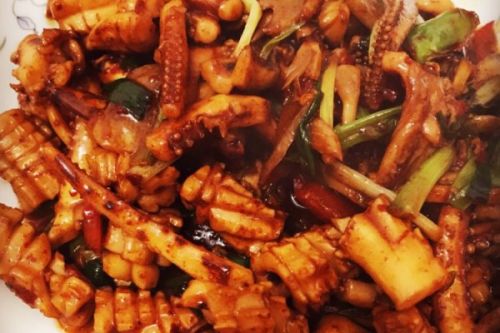 酸辣鱿鱼