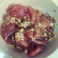 下酒菜之香辣牙签肉