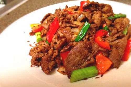 海外快手版孜然羊肉片