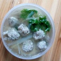 肉丸萝卜汤