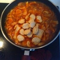 韩国辣炒芝士年糕