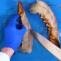 做正宗新西兰峡湾龙虾刺身的图片步骤7