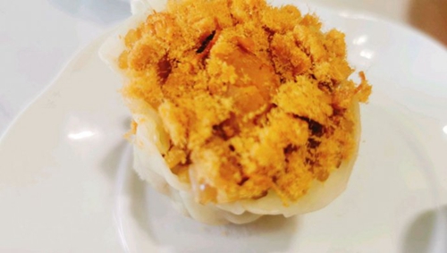 好吃停不了嘴 蟹黄咸蛋黄肉松烧卖