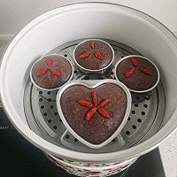 做正宗奶香黑米发糕的图片步骤6