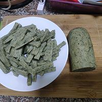 做正宗炒清明年糕的图片步骤1