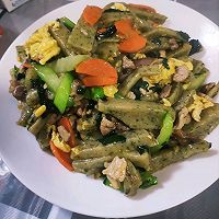 做正宗炒清明年糕的图片步骤9