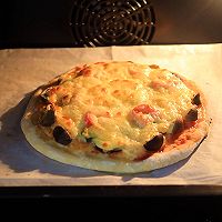 做正宗赤松茸秋葵脆底披萨的图片步骤10