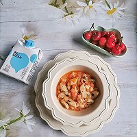 做正宗番茄三文鱼闷面的图片步骤13