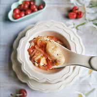 做正宗番茄三文鱼闷面的图片步骤15