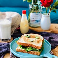 做正宗煎蛋三明治的图片步骤10