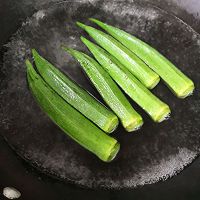 做正宗捞汁豆腐秋葵的图片步骤3