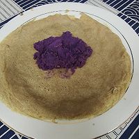 做正宗全麦煎饼卷蔬菜培根紫薯班戟的图片步骤12