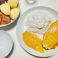 做正宗超简单椰汁芒果糯米饭的图片步骤5