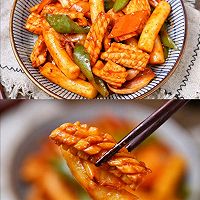 做正宗辣炒鱿鱼年糕的图片步骤5