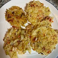 做正宗虾仁时蔬米饼的图片步骤5