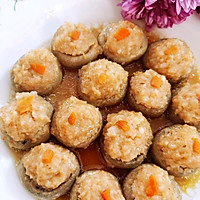 做正宗口菇酿虾滑的图片步骤8