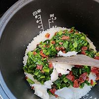 做正宗莴笋叶腊鸡腿肉猪油菜踏饭的图片步骤5