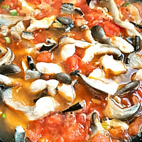 做正宗番茄菌菇鸡汁蛋汤的图片步骤3