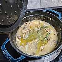 做正宗法式奶油菌菇烩鸡块(双人份)的图片步骤8