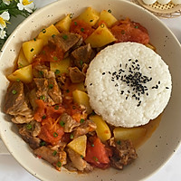 做正宗番茄土豆牛腩盖饭的图片步骤14