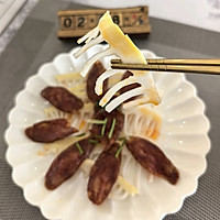 做正宗笋片蒸腊肠的图片步骤4