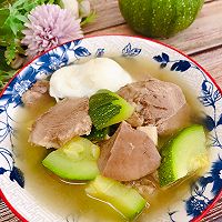 做正宗嫩南瓜猪舌汤的图片步骤15