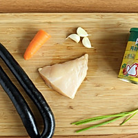 做正宗茄子炒鸡丝的图片步骤1