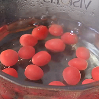 做正宗桂花话梅番茄加拿大北极虾的图片步骤3