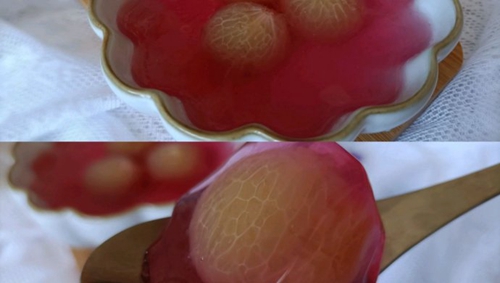 Q弹爽口的葡萄波波冻