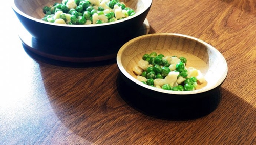 奶酪豌豆面疙瘩