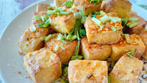 空气炸锅版干香豆腐