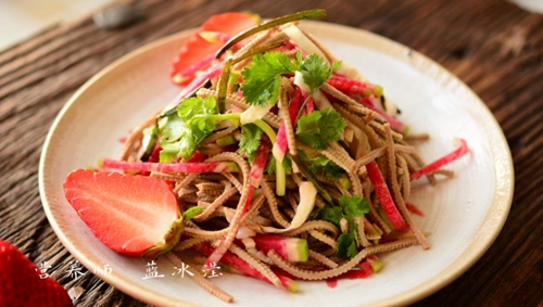 凉拌白菜豆腐丝