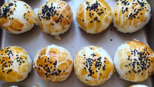 #福临门 幸福临门#蛋黄酥