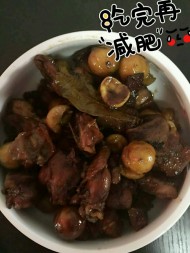 栗子鸡块