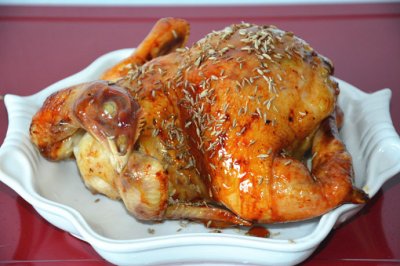 原汁原味脆皮盐焗鸡