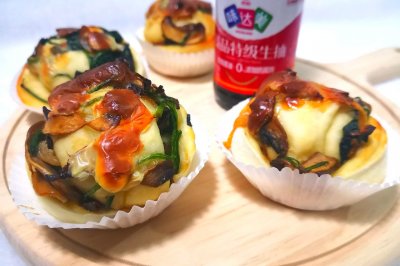 菠菜蘑菇卷