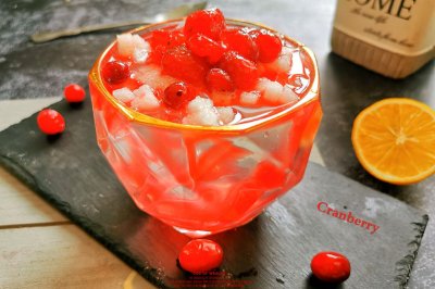不一样的冰粉-蔓越莓冰粉