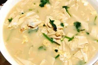 【快手菜】腐竹蛋汤