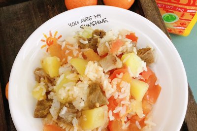 电饭锅版土豆牛肉焖饭