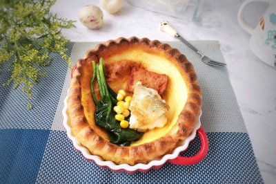 挪威北极鳕鱼松饼拼盘