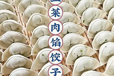 韭菜肉馅饺子